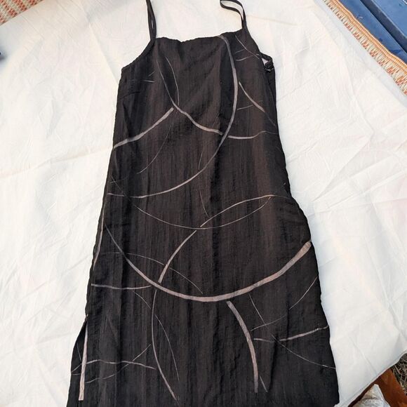 Women's Small Black and Grey Mini Dress - Picture 1 of 8